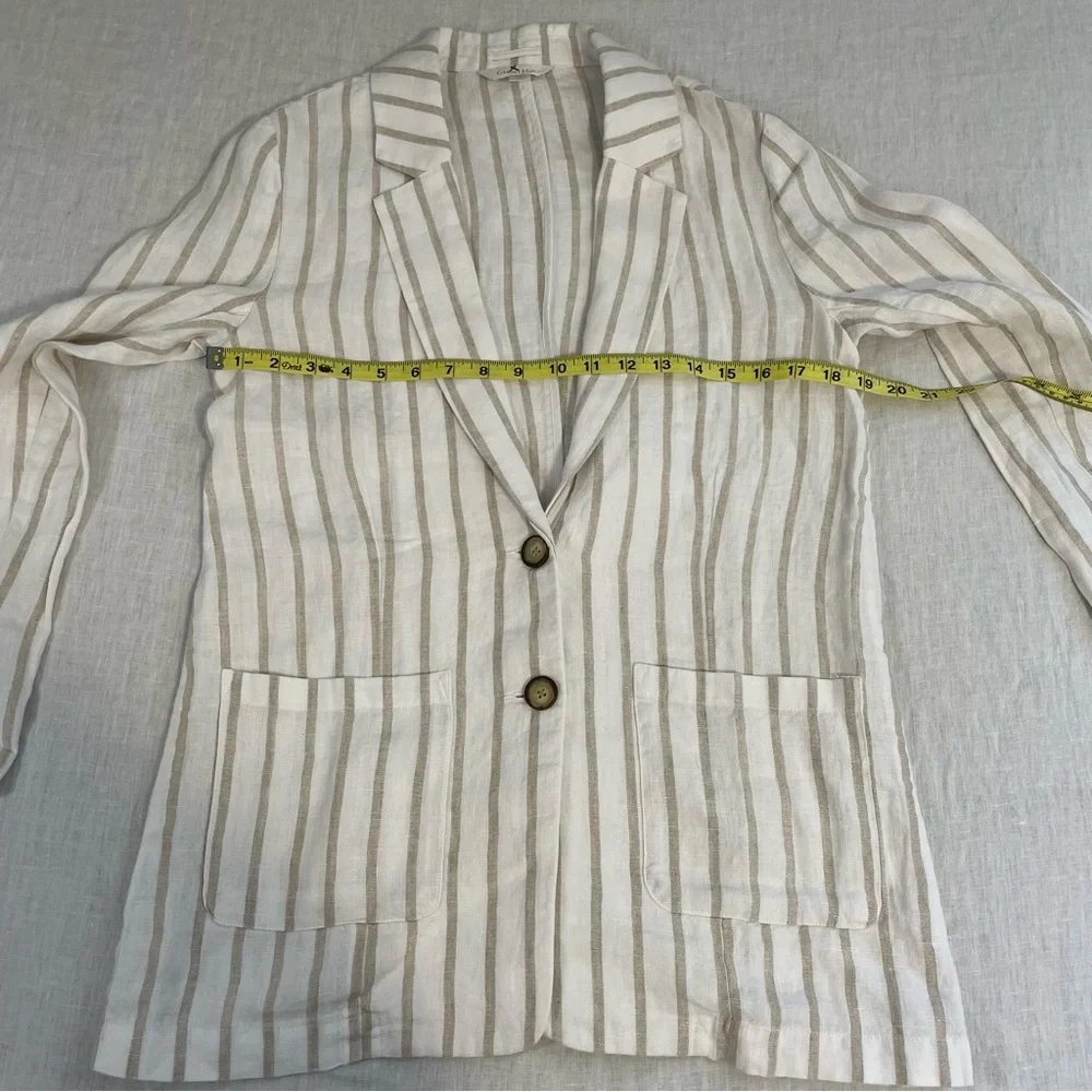 Garnet Hill Washed-Linen Blazer - Picture 8 of 13